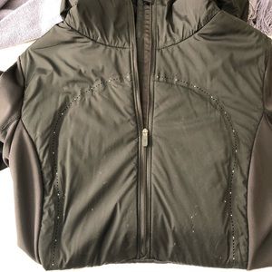 Lululemon Running quarterzip with downfeathers